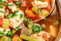 Hearty Instant Pot Chicken Vegetable Soup