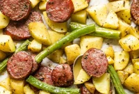 Sheet Pan Sausage and Roasted Vegetables