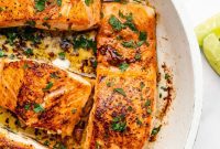 Smoky Zesty Salmon Skillet