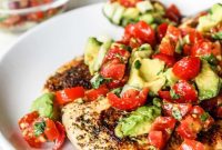 Fiesta Chicken with Avocado Salsa