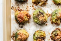 Crispy Parmesan Smashed Brussels Sprouts