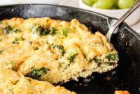Fluffy Broccoli Cheddar Frittata