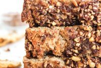 Rustic Gluten-Free Apple Walnut Streusel Bread