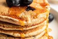 Blueberry Oat Power Pancakes