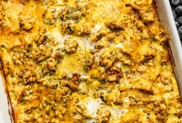 Hearty Sausage and Cheddar Morning Bake