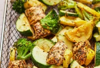 Effortless Air Fryer Chicken and Veggie Meal
