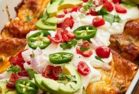 Effortless Cheesy Chicken Enchiladas