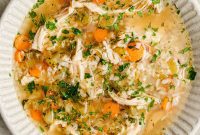 Homestyle Chicken Rice Soup