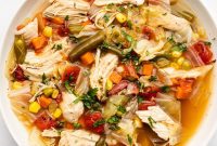 Hearty Homemade Chicken Vegetable Soup