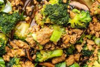 Quick and Healthy Ground Chicken Broccoli Stir-Fry