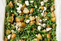 Golden Roasted Potato and Arugula Salad