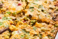 Keto Sausage and Vegetable Breakfast Casserole