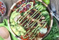 Flavorful Grilled Chicken Cauli Rice Burrito Bowl