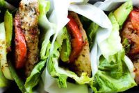 Zesty Italian Chicken Lettuce Wraps