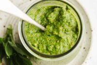 Vegan Zesty Pistachio Pesto
