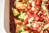Unbelievably Creamy Dairy-Free Chicken Enchiladas