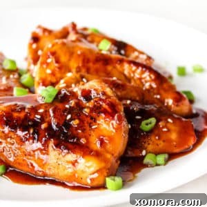 Delicious 15 Minute Honey Chicken recipe image.