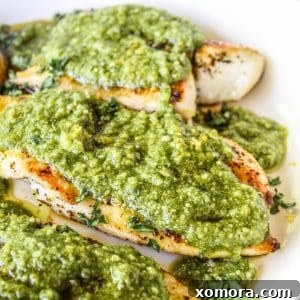 Dairy-Free Pesto Chicken Recipe Image