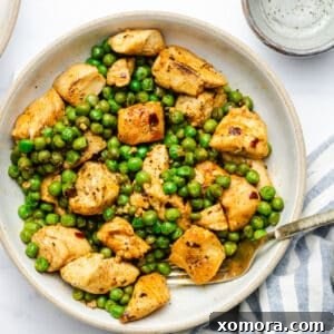 15-Minute Italian Chicken and Peas