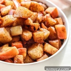 Maple Sweetened Sautéed Apples