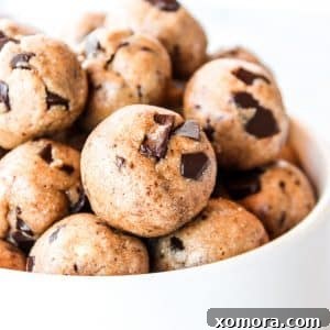 Grain-Free Cookie Dough Bites in a bowl, ready to be enjoyed.