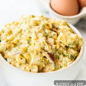 Herby Egg Salad final presentation