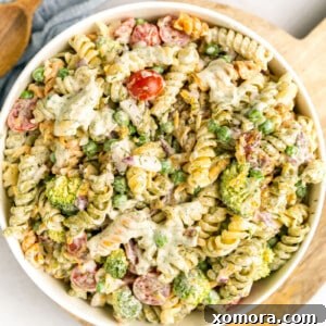 Creamy Bacon Ranch Pasta Salad