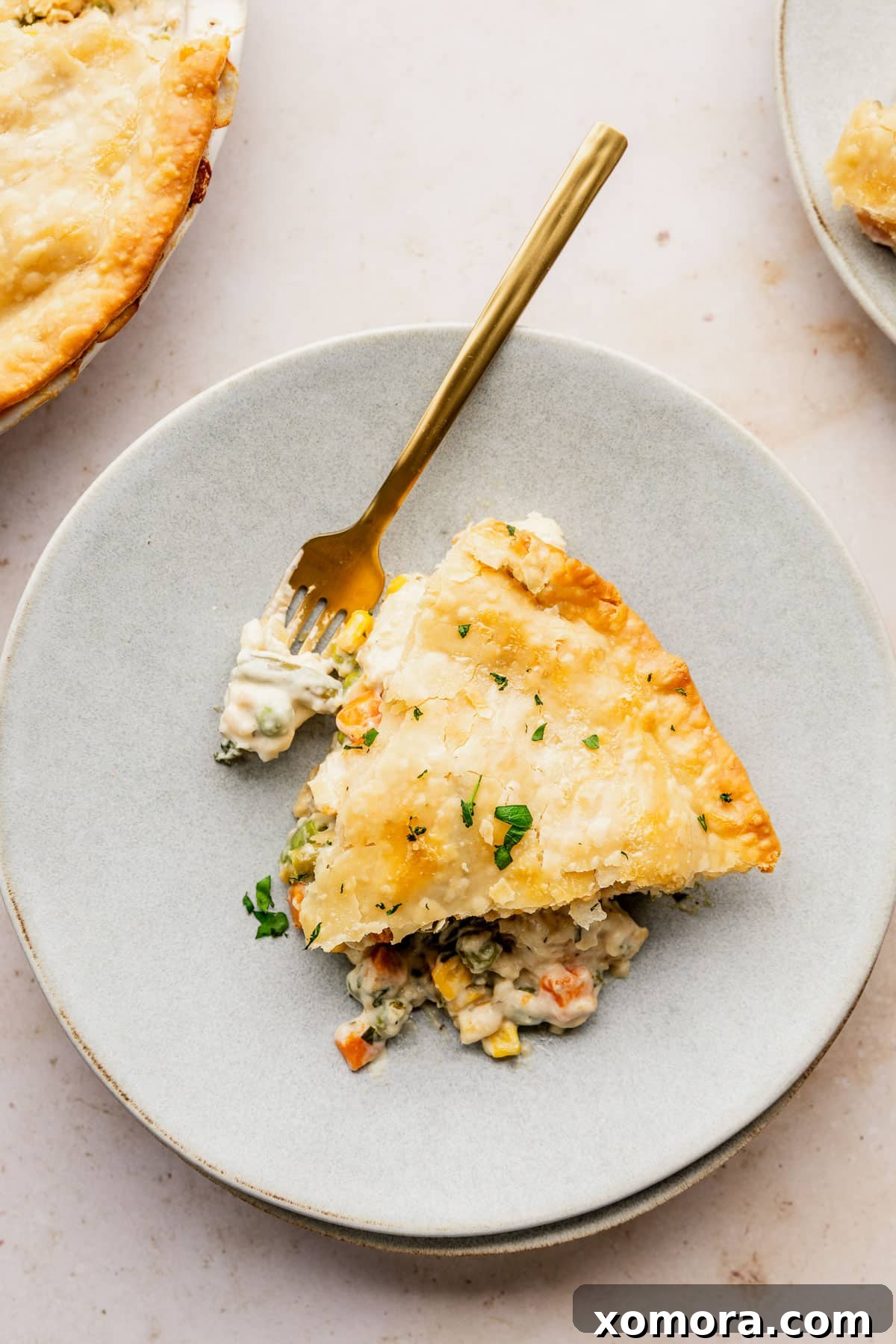 Effortless Homemade Chicken Pot Pie with Store-Bought Crust 7 Dairy-free chicken pot pie ingredients, highlighting vegan butter and almond milk creamer.