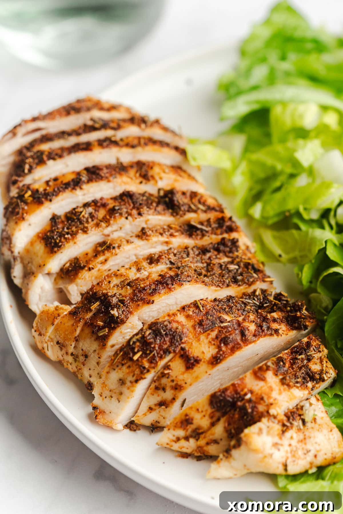 Juicy Air Fryer Chicken Breasts 2 Air Fryer Chicken Breasts - Perfectly cooked, juicy and golden brown