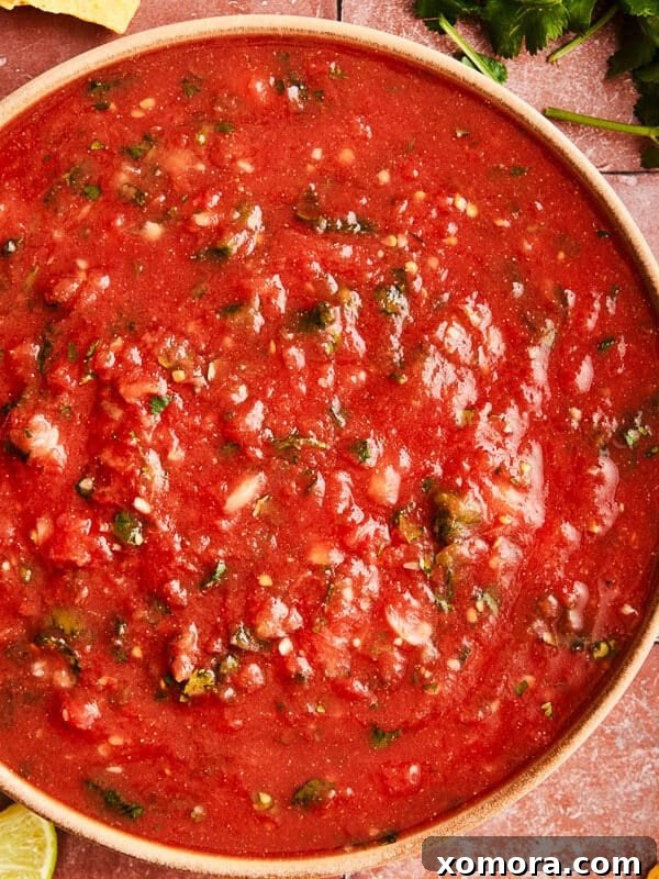 Guilt-Free Game Day Bites 4 5-Minute Easy Blender Salsa