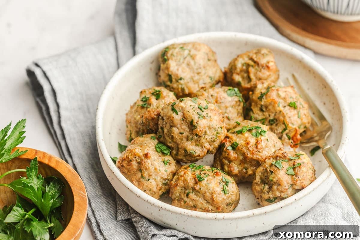 Guilt-Free Game Day Bites 39 Air Fryer Turkey Meatballs