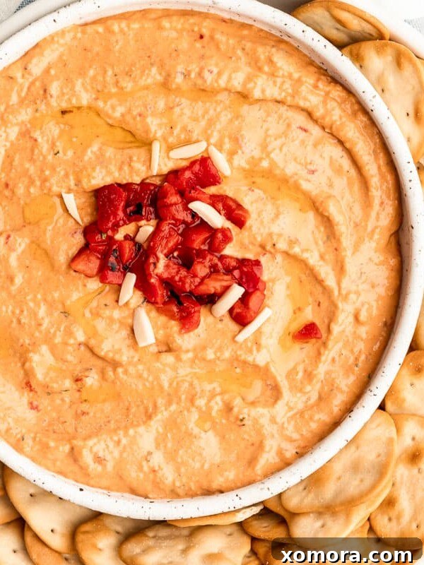 Guilt-Free Game Day Bites 9 Roasted Red Pepper Hummus