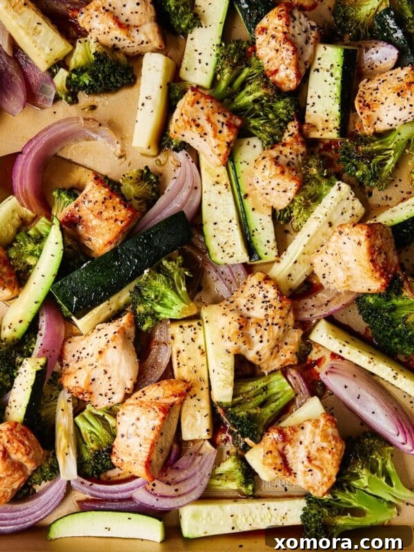 Easy Baked Chicken and Vegetables, colorful and healthy.