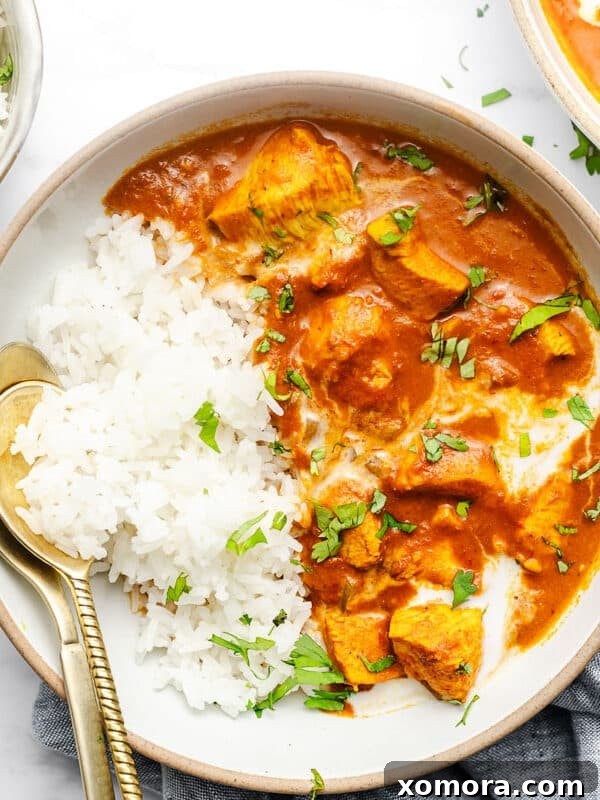 Instant Pot Butter Chicken, creamy and rich in flavor.