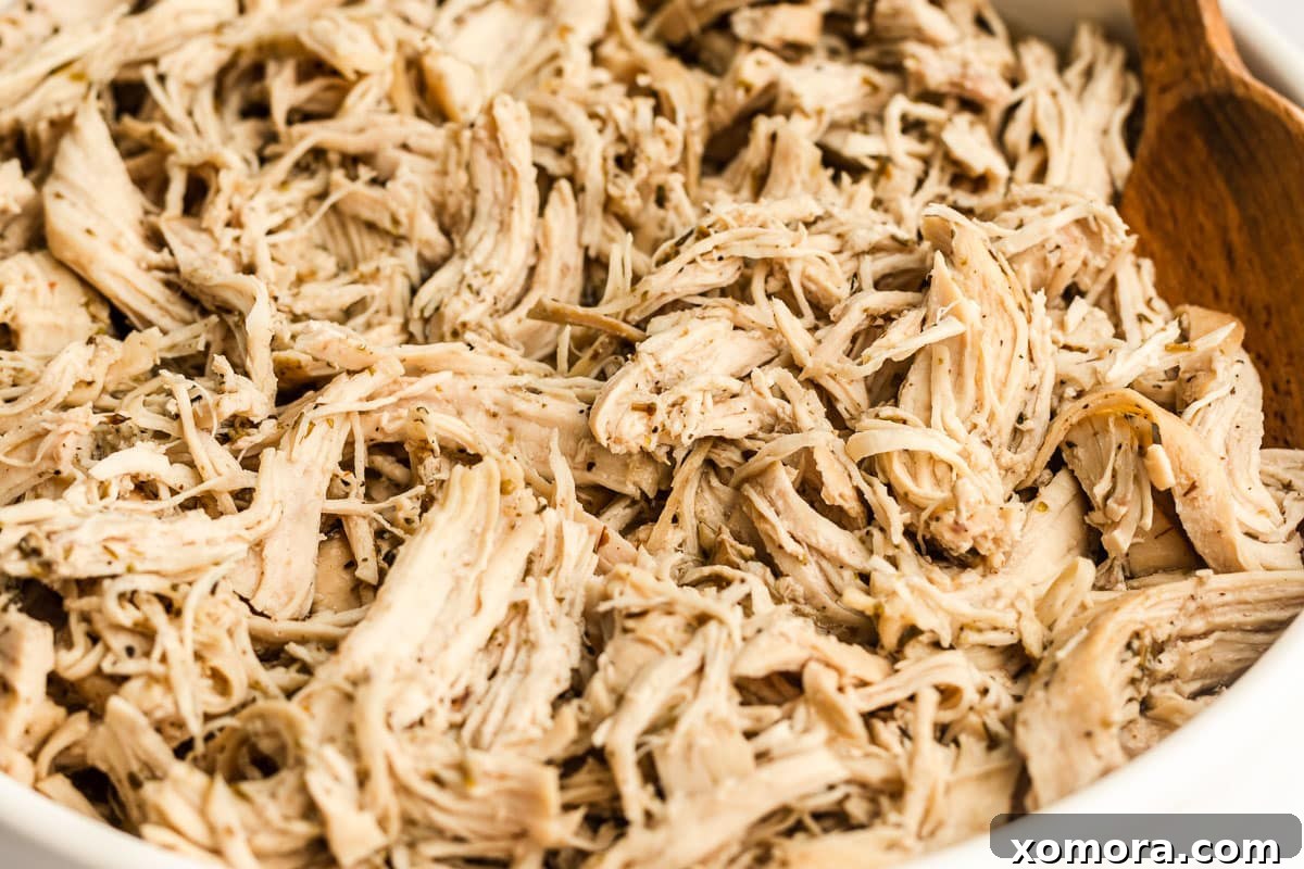 Instant Pot Shredded Chicken, perfect for meal prep.