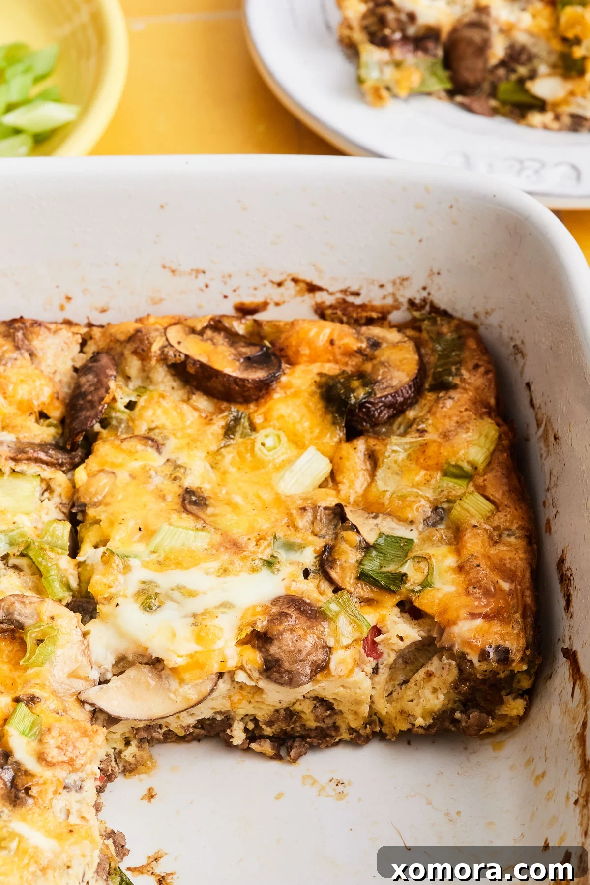 Keto Sausage and Vegetable Breakfast Casserole 7 Family-sized Low Carb Sausage Veggie Breakfast Casserole
