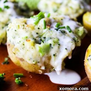 Broccoli Ranch Twice Baked Potatoes recipe image