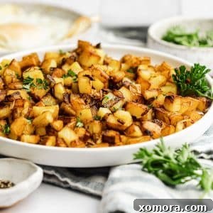 Delicious skillet breakfast potatoes