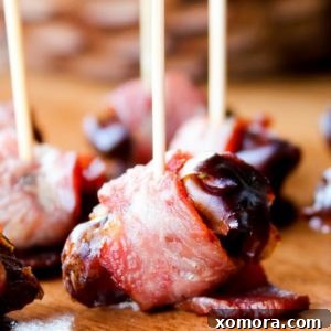 Turkey Bacon Wrapped Dates dish image