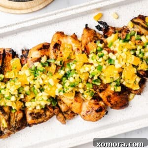 Tropical Salsa Grilled Chicken