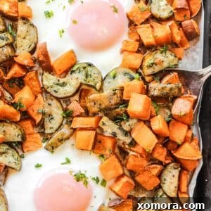 Sheet Pan Sweet Potato Breakfast
