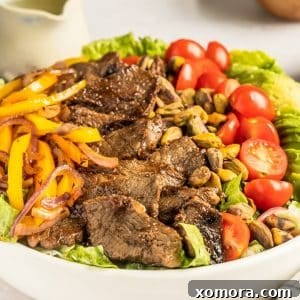 Southwestern Steak Salad with Lime Vinaigrette