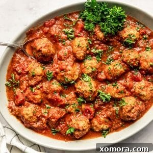 Slow Cooker Turkey Meatballs in Marinara