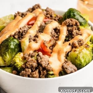 Savory Beef and Vegetable Bowls with Tangy Comeback Sauce 5 Beef & Veggie Bowls with Comeback Sauce