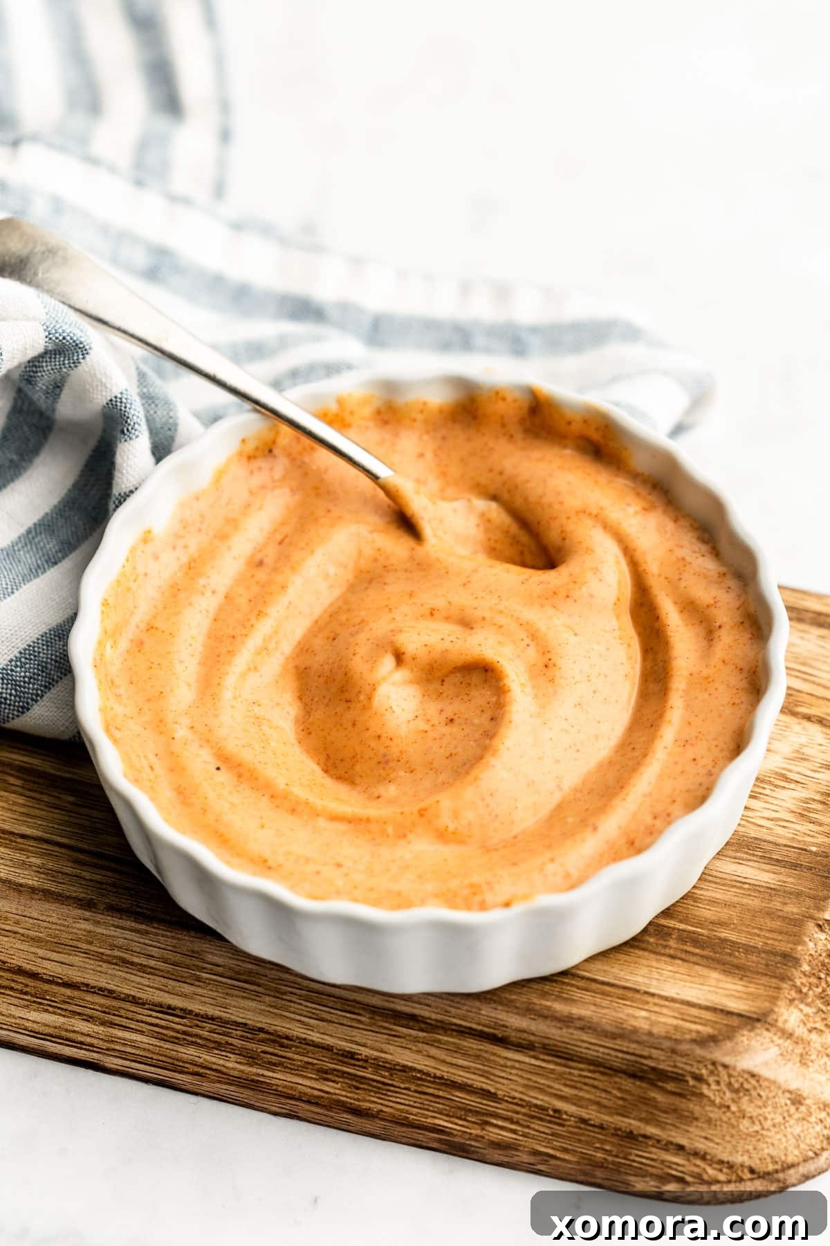 The Ultimate Homemade Mississippi Comeback Sauce 4 A bowl of homemade Mississippi Comeback Sauce ready to be served.