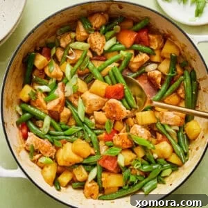 20-Minute Pineapple Chicken with Green Beans Stir-Fry 6 Small image of the dish