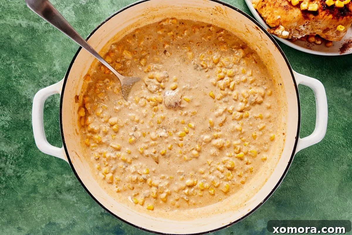Skillet Chicken with Street-Style Corn and Cilantro Lime Rice 5 Served skillet street corn chicken